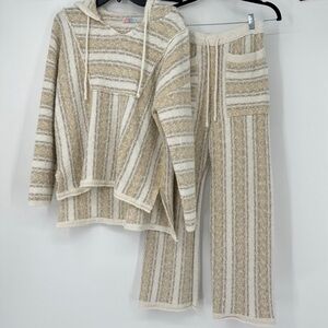 Free People Beach Lounge Pants Set Size XS 🌊🏝️ EUC